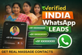 India-Based Massage WhatsApp Leads (Verified)