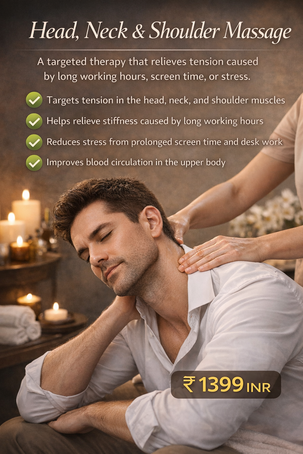 Head, Neck & Shoulder Massage