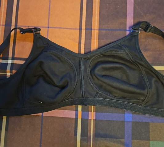 Wine 36B Worn Minimiser Bra – Non-Wired, Full Coverage, Natural Scent