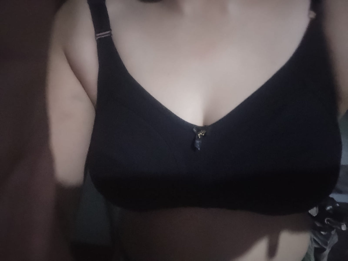 Wine 36B Worn Minimiser Bra – Non-Wired, Full Coverage, Natural Scent